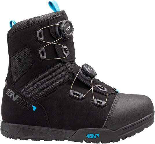 45NRTH Wolfgar Cycling Boot - Black/Blue Size 42