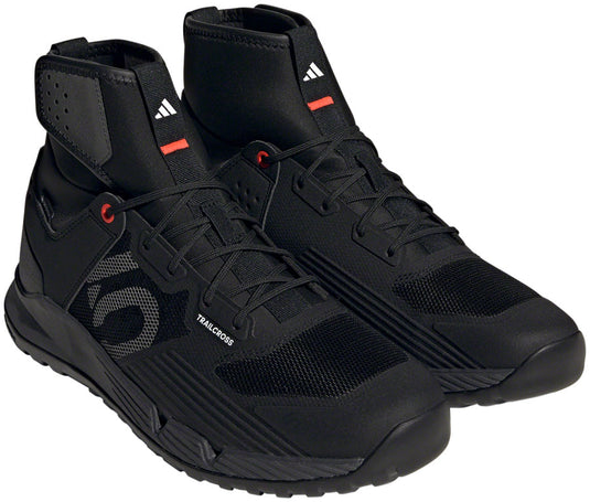 Five Ten Trailcross GTX Flat Shoes - Mens Core BLK/Gray Three/Solar Red 9.5
