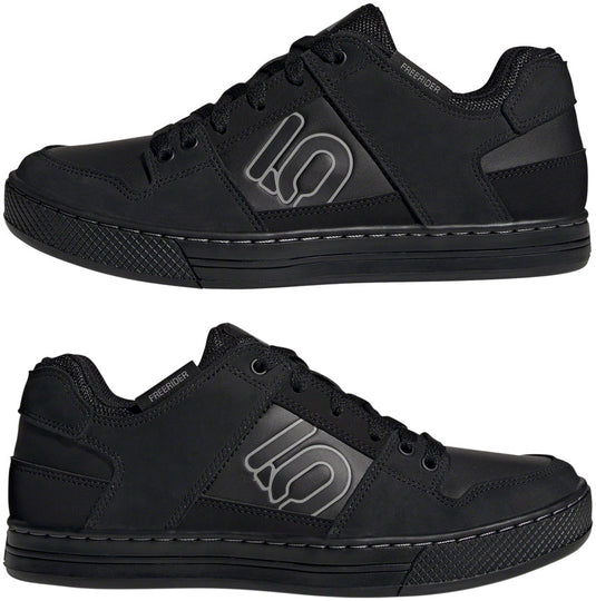Five Ten Freerider DLX Flat Shoes - Mens Core Black/Core Black/Gray Three 9