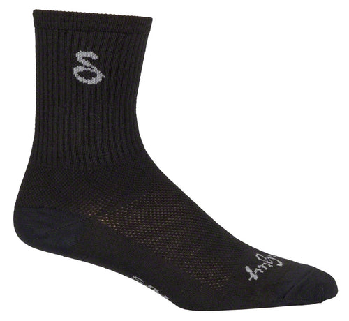 SockGuy Wool Tall Socks - 6 inch Black Large/X-Large