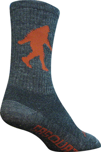 SockGuy Wool Sasquatch Socks - 6 inch Gray Small/Medium