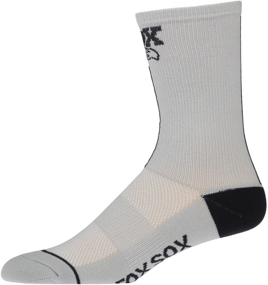 FOX Transfer Coolmax Socks - Gray 7" Small/Medium