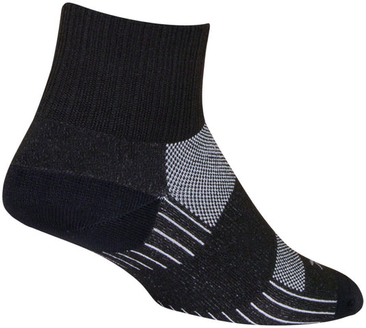 SockGuy SGX Pepper Socks - 2.5 inch Black Small/Medium