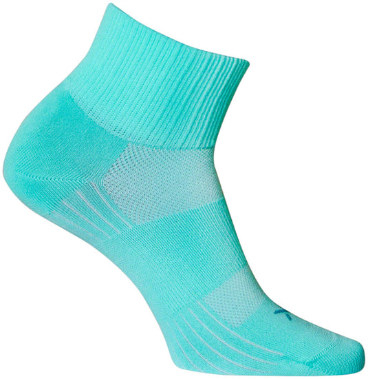 SockGuy Aqua Sugar SGX Socks - 2.5 inch Aqua Small/Medium