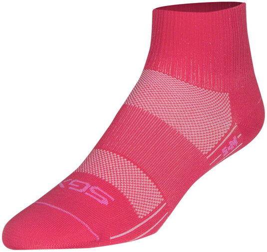 SockGuy Pink Sugar SGX Socks - 2.5 inch Pink Large/X-Large