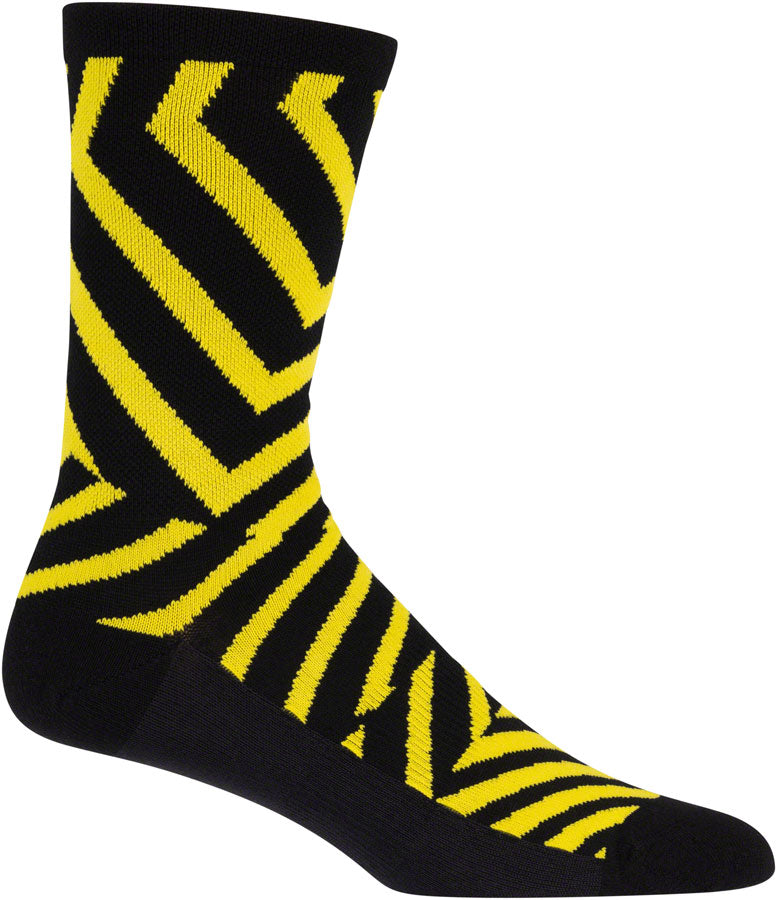Load image into Gallery viewer, 45NRTH Dazzle Lightweight Wool Socks - Yellow Medium
