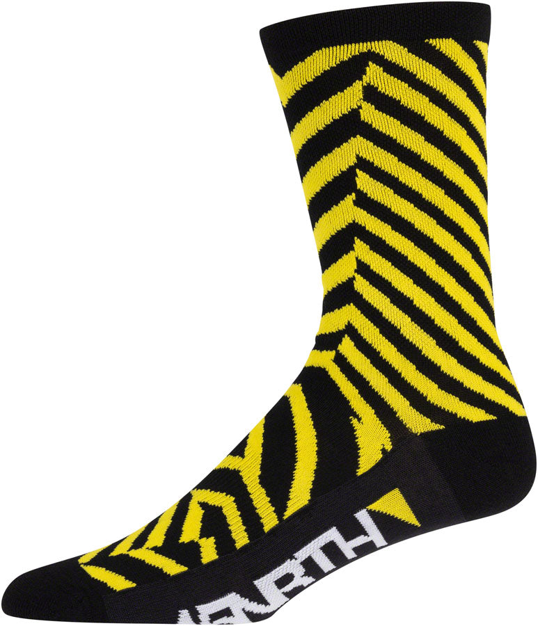Load image into Gallery viewer, 45NRTH Dazzle Lightweight Wool Socks - Yellow Small
