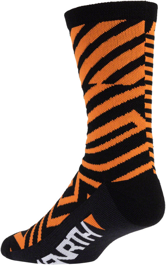 Load image into Gallery viewer, 45NRTH Dazzle Midweight Wool Sock - Orange Small
