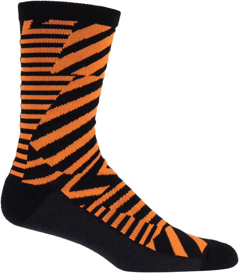 Load image into Gallery viewer, 45NRTH Dazzle Midweight Wool Sock - Orange Medium
