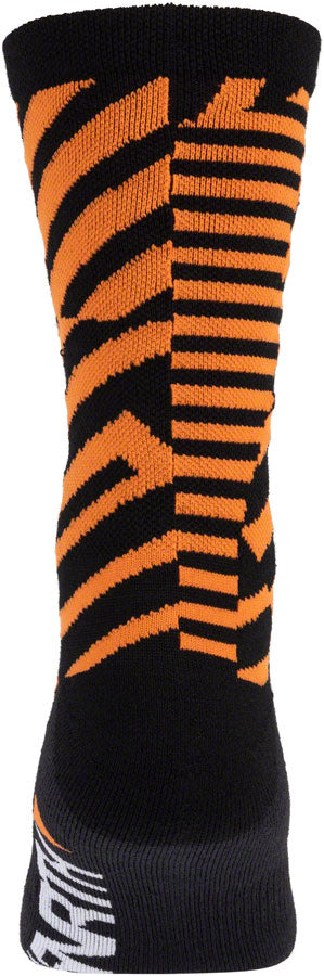 Load image into Gallery viewer, 45NRTH Dazzle Midweight Wool Sock - Orange Large
