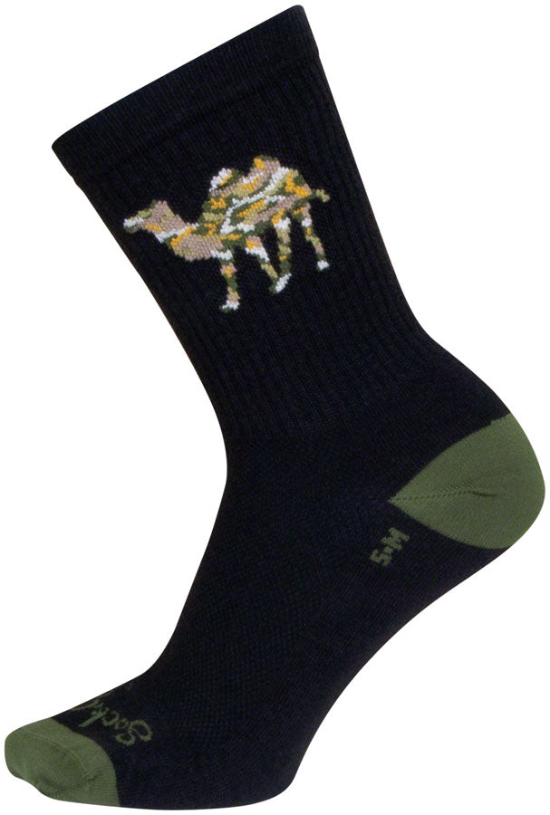 Load image into Gallery viewer, SockGuy CamelFlage Crew Sock - 6&quot; Small/Medium
