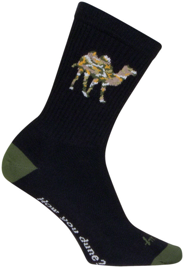 Load image into Gallery viewer, SockGuy CamelFlage Crew Sock - 6&quot; Small/Medium
