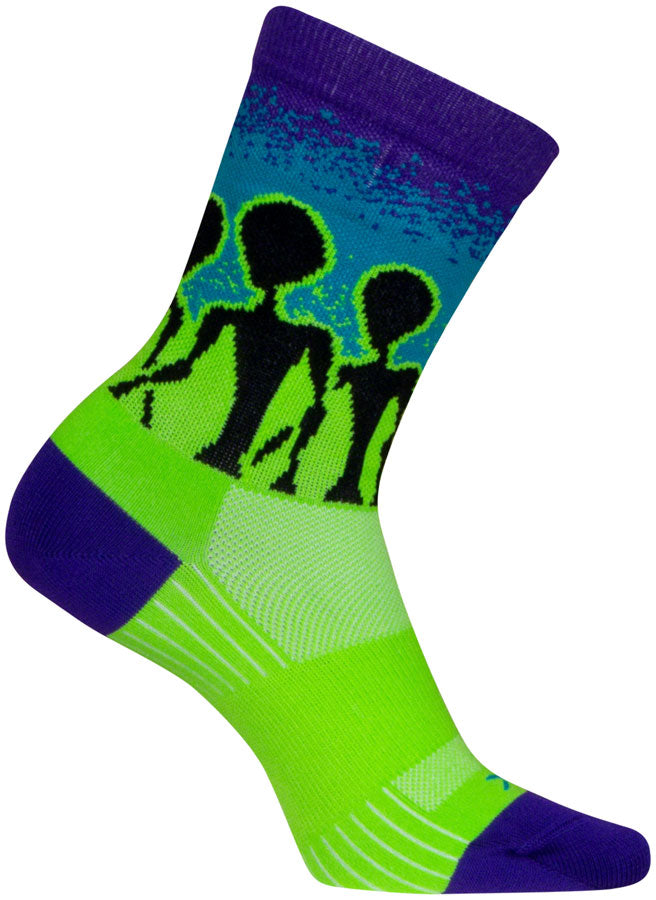 Load image into Gallery viewer, SockGuy Visitors SGX Socks - 6&quot; Small/Medium
