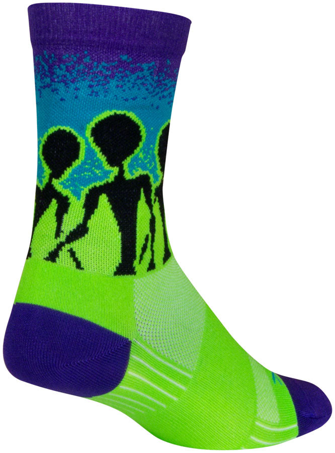 Load image into Gallery viewer, SockGuy Visitors SGX Socks - 6&quot; Small/Medium
