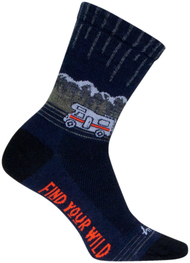 Load image into Gallery viewer, SockGuy Wild Wool Socks - 6&quot; Small/Medium
