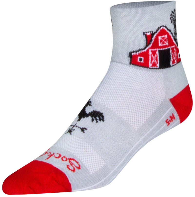 Load image into Gallery viewer, SockGuy Classic Barn Socks - 3&quot; White Large/X-Large
