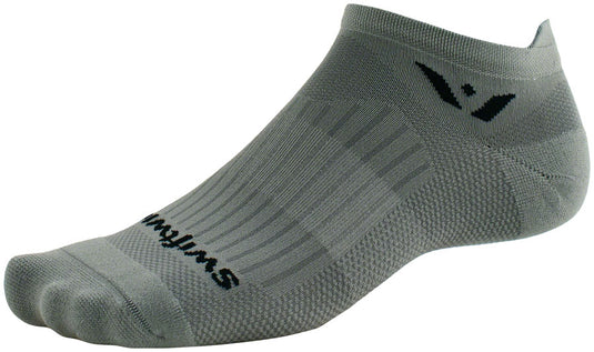 Swiftwick Aspire Zero Tab Socks - Pewter Medium