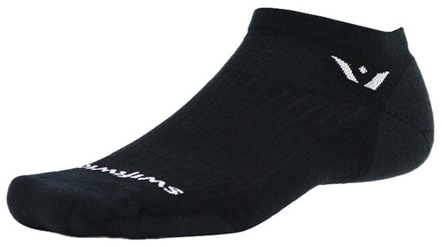 Swiftwick Pursuit Zero Tab Socks - Black Large
