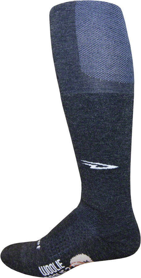DeFeet Woolie Boolie Knee Hi Socks - 8 inch Charcoal Small