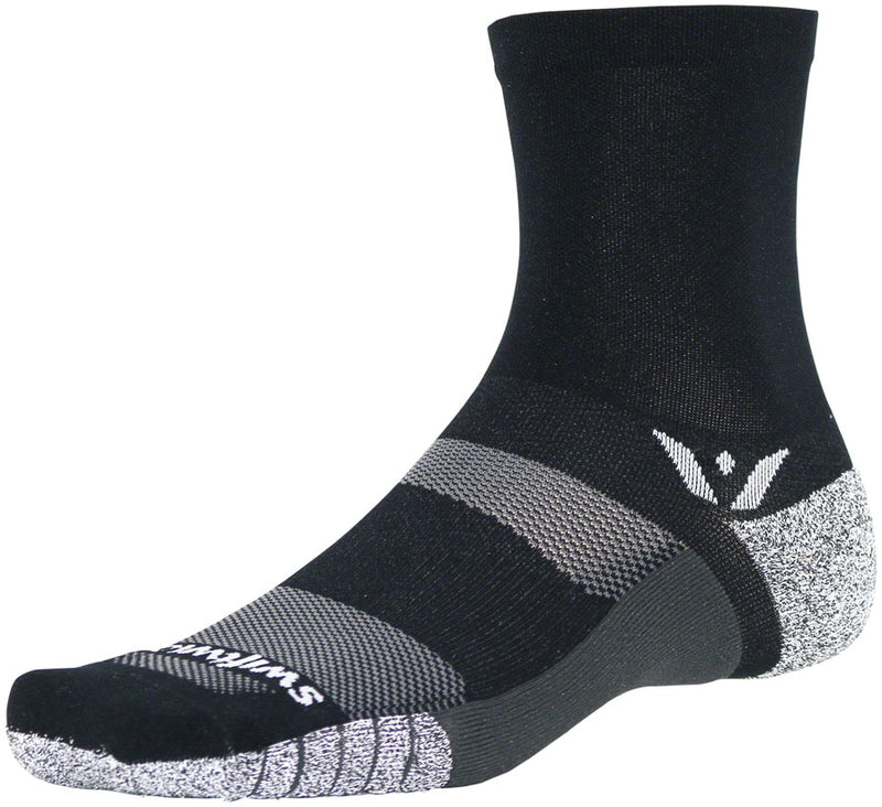Load image into Gallery viewer, Swiftwick Flite XT Five Socks - 5&quot; Black X-Large
