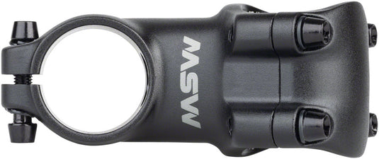MSW 25 Stem - 60mm 31.8 Clamp +/-25 1-1/8" Aluminum Black