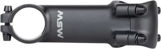 MSW 25 Stem - 100mm 31.8 Clamp +/-25 1-1/8" Aluminum Black