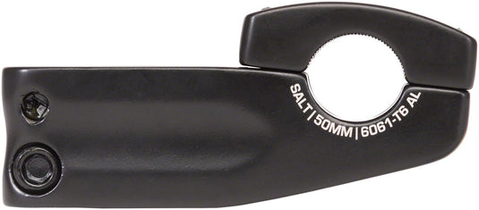 Salt Zion Toploader Stem Diameter: 22.2mm Length: 50mm Steerer: 1-1/8 Black