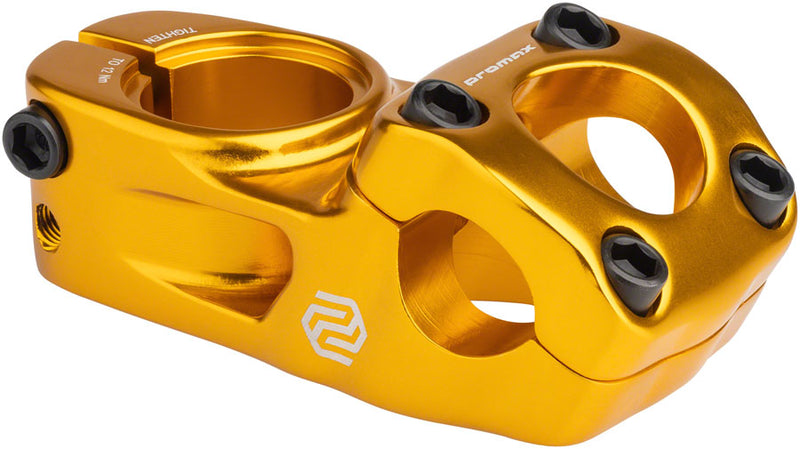 Load image into Gallery viewer, Promax Impact BMX Stem - 48mm Top Load Gold
