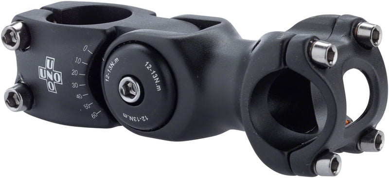 Load image into Gallery viewer, Kalloy 820 Stem - 90mm 25.4 Clamp Adjustable 1 1/8&quot; Aluminum Black
