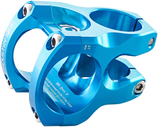 Industry Nine A35 Stem - 32mm 35 Clamp +/-9 1 1/8" Aluminum Turquoise