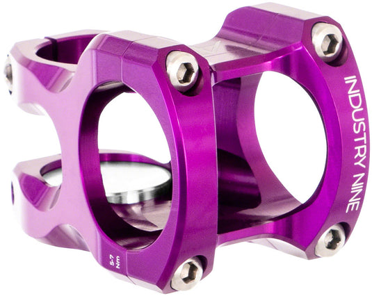 Industry Nine A35 Stem - 40mm 35 Clamp +/-8 1 1/8" Aluminum Purple