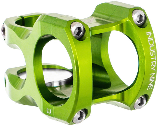 Industry Nine A35 Stem - 40mm 35 Clamp +/-8 1 1/8" Aluminum Lime