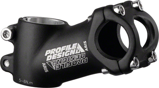 Profile Design Aris Stem - 80mm 26 Clamp +/-25 1 1/8" Aluminum Black