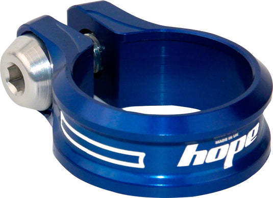 Hope Bolt Seat Clamp 34.9mm Blue