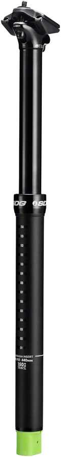 SDG Tellis Dropper Seatpost - 30.9mm 200mm Black