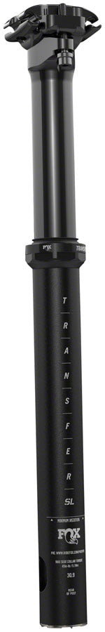 FOX Transfer SL Performance Series Elite Dropper Seatpost - 30.9 100 mm Internal Routing Anodized Upper