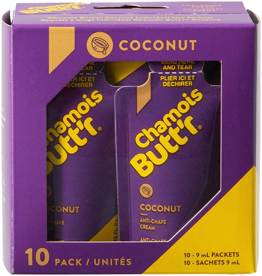 Chamois Buttr Coconut .3oz POP Box 10