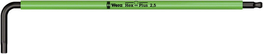 Wera 950 SPKL L-Key Hex Wrench - 2.5mm Bright Green