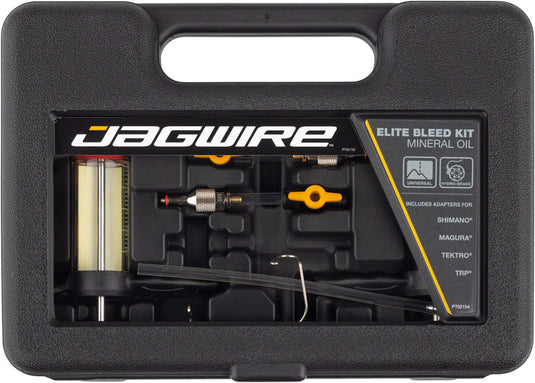 Jagwire Elite Mineral Oil Bleed Kit - Shimano Magura Tektro TRP Hayes Adapters Included