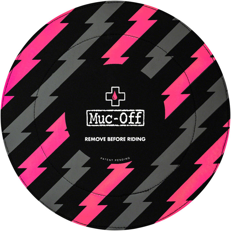 Load image into Gallery viewer, Muc-Off Disc Brake Covers Black/Pink

