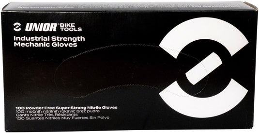 Unior Industrial Strength Nitrile Mechanic Gloves - Box 100 Large