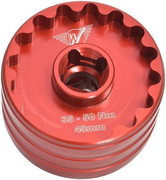 Wheels Manufacturing BBTOOL-48-44 Bottom Bracket Socket 48.5mm 44mm 16-Notch Cups