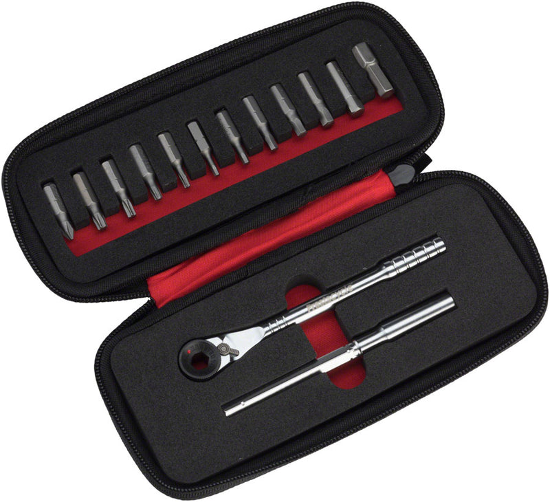 Load image into Gallery viewer, Prestacycle T-Handle Ratchet Deluxe 3-Way Ratchet T-Handle Tool Kit
