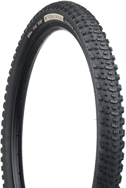 Teravail Oxbow Tire - 29 x 2.8 Tubeless Folding Black Durable Fast Compound