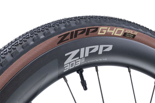 Zipp G40 XPLR Puncture Resistant Tire - 700 x 40 Tubeless Folding BLK/Tan A2