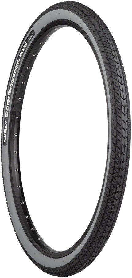 Load image into Gallery viewer, Surly ExtraTerrestrial Tire - 26 x 46c Tubeless Folding Black/Slate 60tpi

