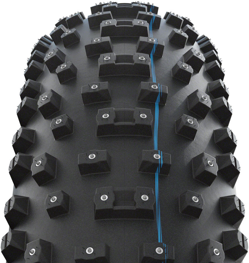 Load image into Gallery viewer, Schwalbe Al Mighty Tire - 26 x 4.8&quot; Tubeless Folding BLK Evolution Line Addix Speed Grip Super Ground E-25 Studded
