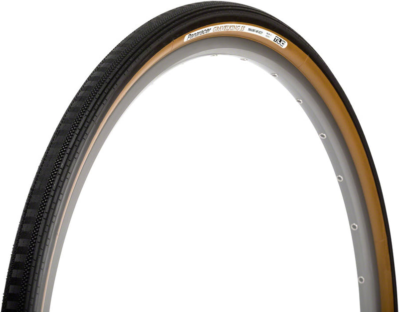Load image into Gallery viewer, Panaracer Gravelking SS Tire 700x38C Folding Tubeless Ready ZSG Natural Advanced Extra Alpha Cord 126TPI Brown
