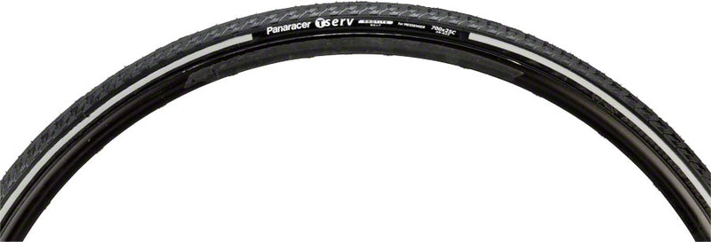 Load image into Gallery viewer, Panaracer T-Serv Protite Tire - 700 x 25 Clincher Folding BLK/Reflective 60tp
