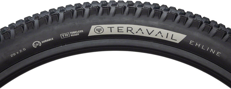 Load image into Gallery viewer, Teravail Ehline Tire - 29 x 2.5 Tubeless Folding Black Light and Supple
